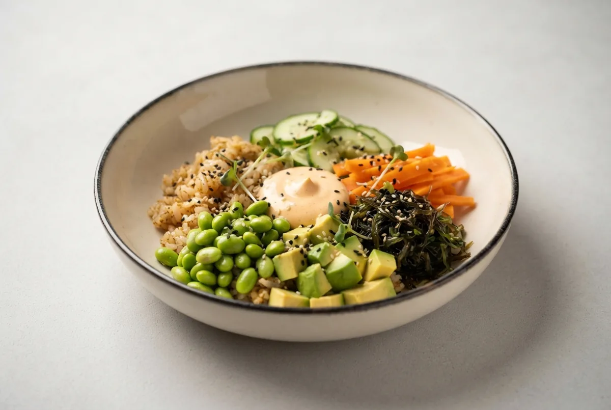 Bowl poke salát